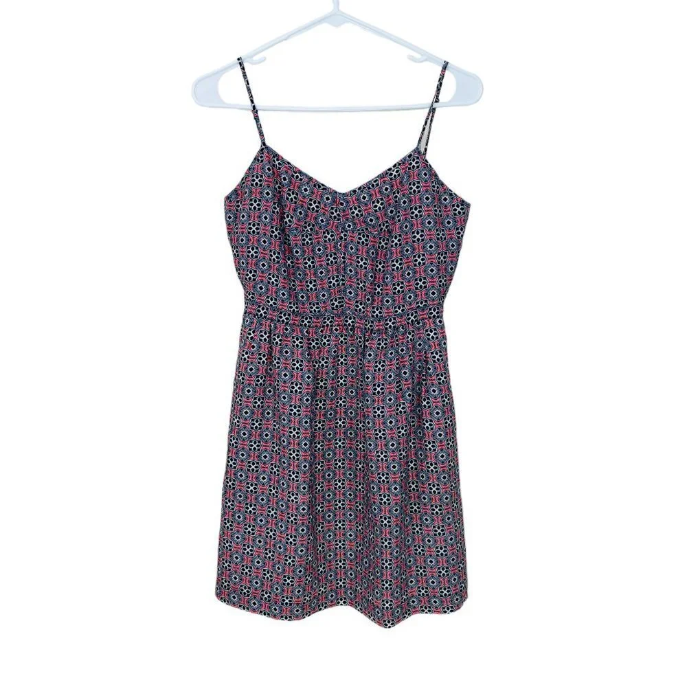 Lot of 2 J. Crew Dresses Size‎ 2 Floral Mini Sundress Pink Purple